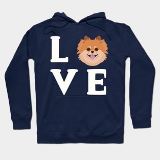 Love Pomeranians - Pom Pom Dog Puppy Face Hoodie